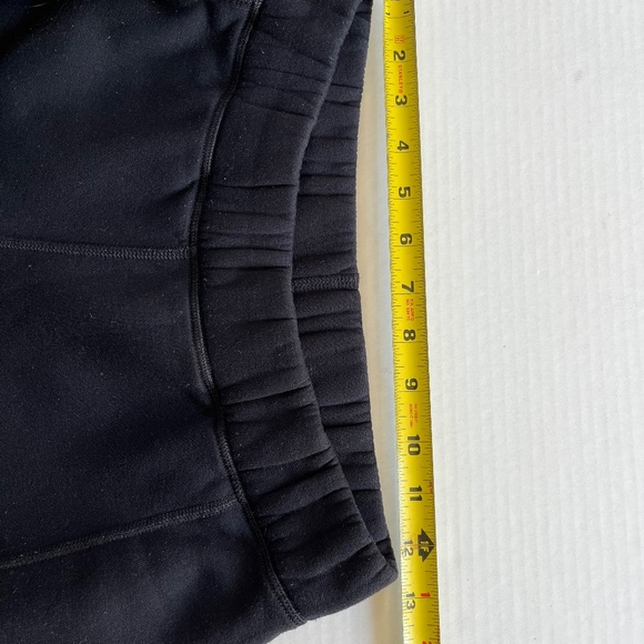 L.L. Bean Sz M Fleece Lined Pants Straight Leg Sweatpants Pull On Ankle Zipper - Picture 8 of 8